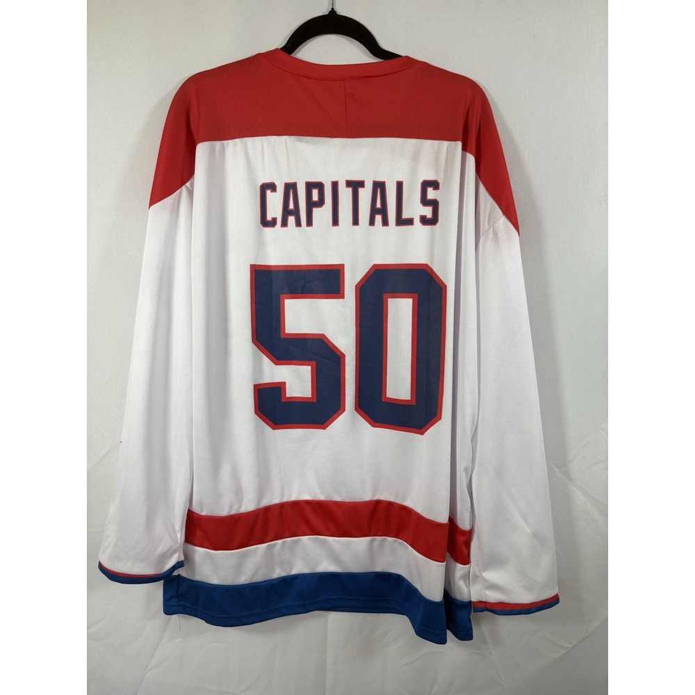50th capitals jersey size xl Washington capitals hockey 50th anniversary - Picture 3 of 8
